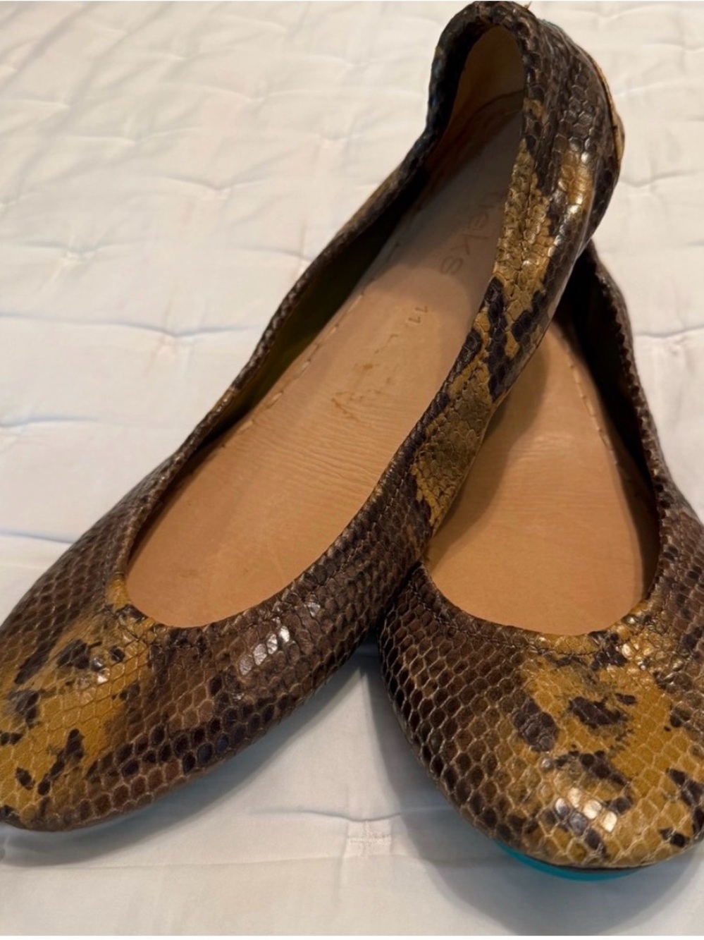 Tieks Mocha Snake